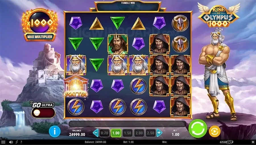 Mobile phone displaying SS777 gaming interface